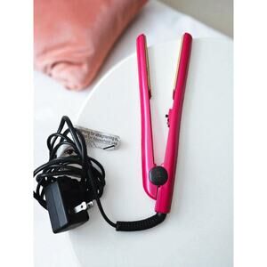CHI Pink 1" Tourmaline Ceramic Hairstyling Flat Iron Straightener